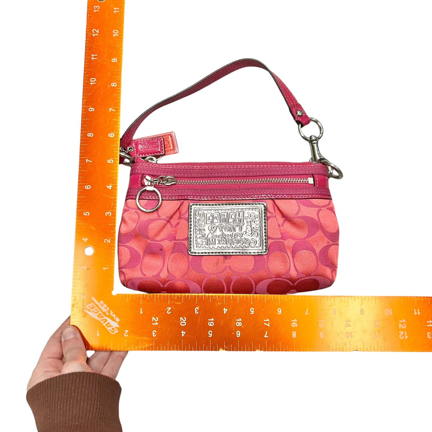 Wristlet Designer By Coach, Size: Medium