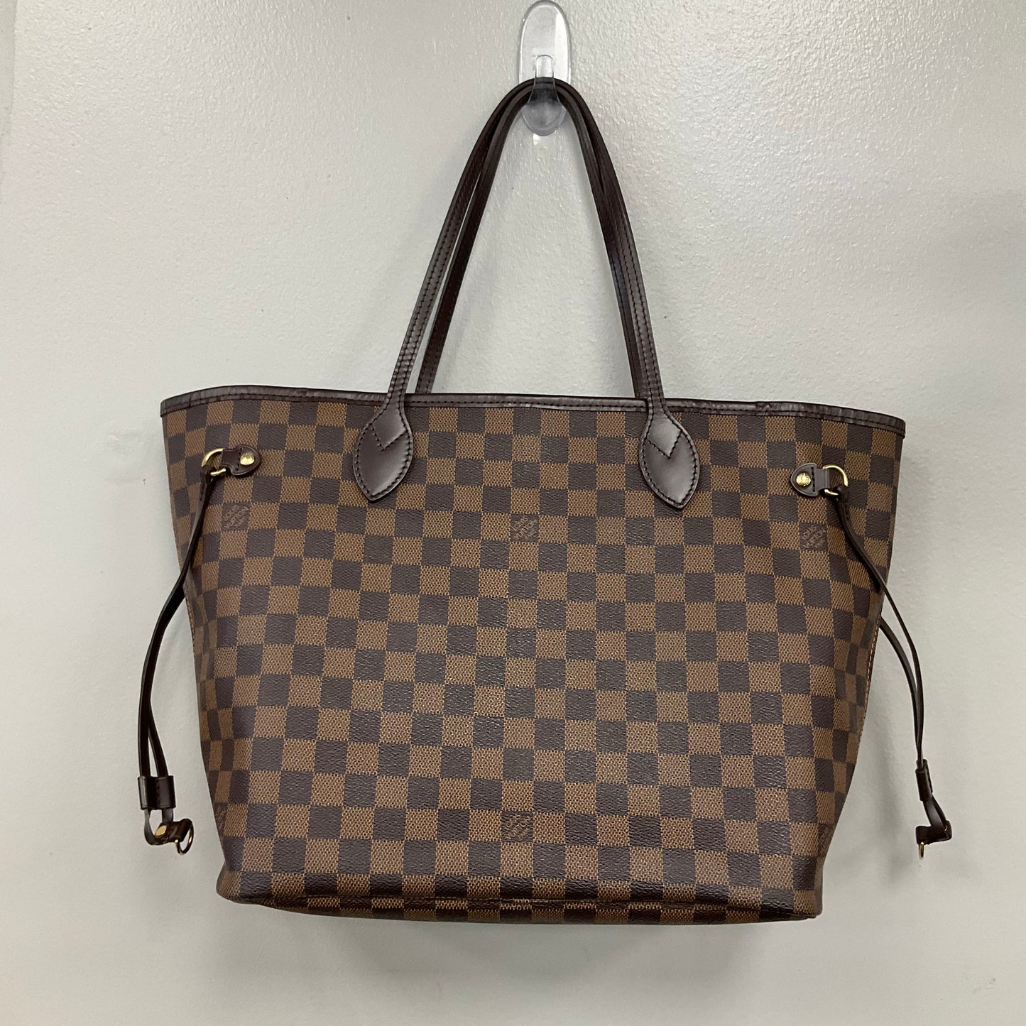 Handbag Luxury Designer By Louis Vuitton In Brown, Size:Medium