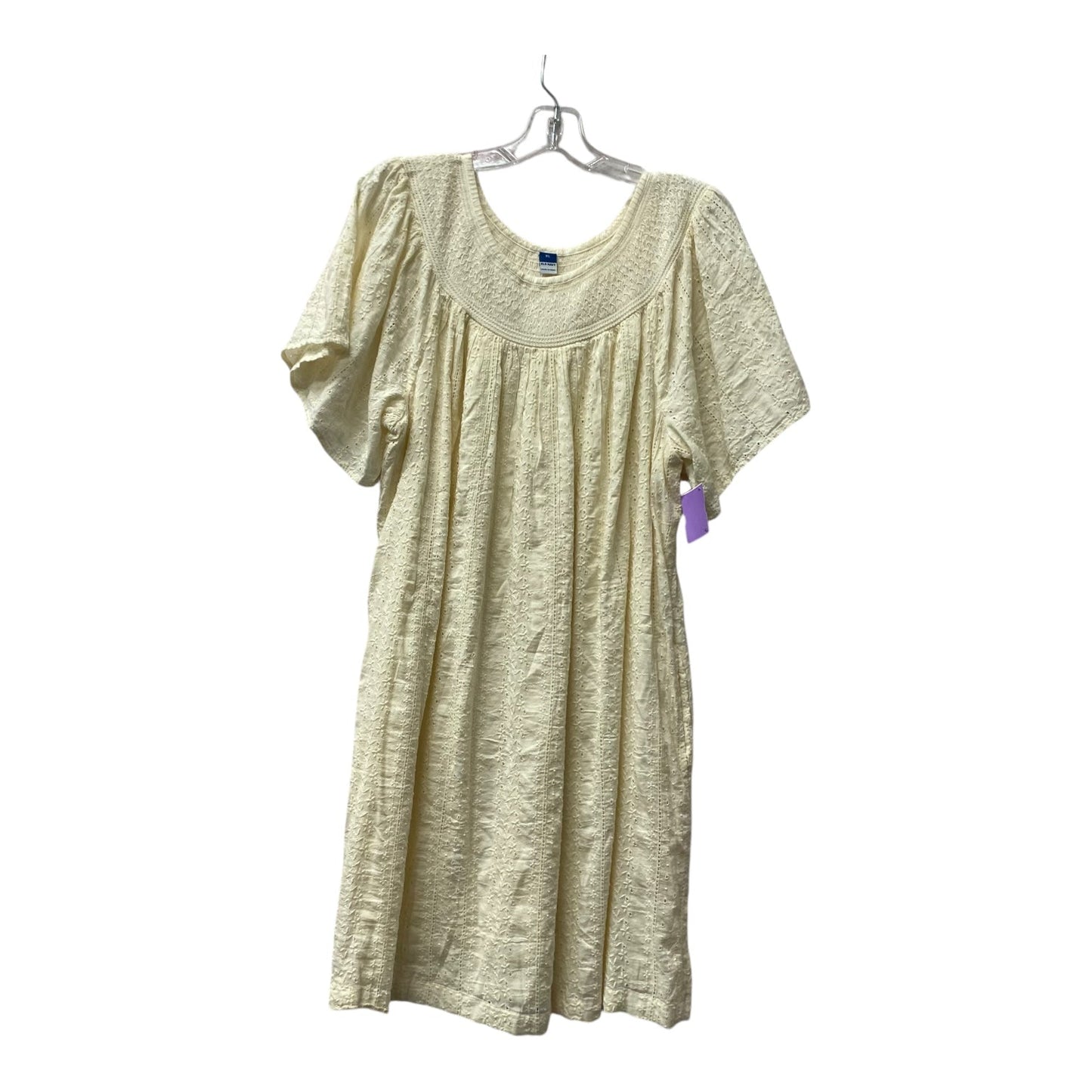 Dress Casual Short By Old Navy In Cream, Size:Xl