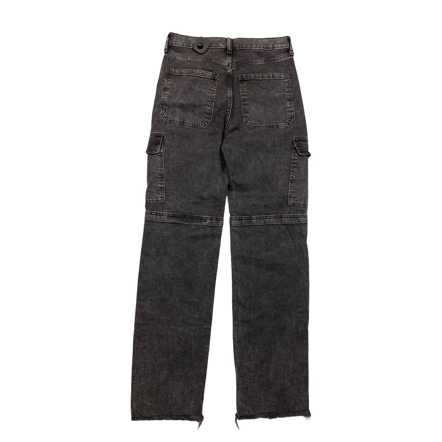 Jeans Straight By Gap In Black Denim, Size:4L
