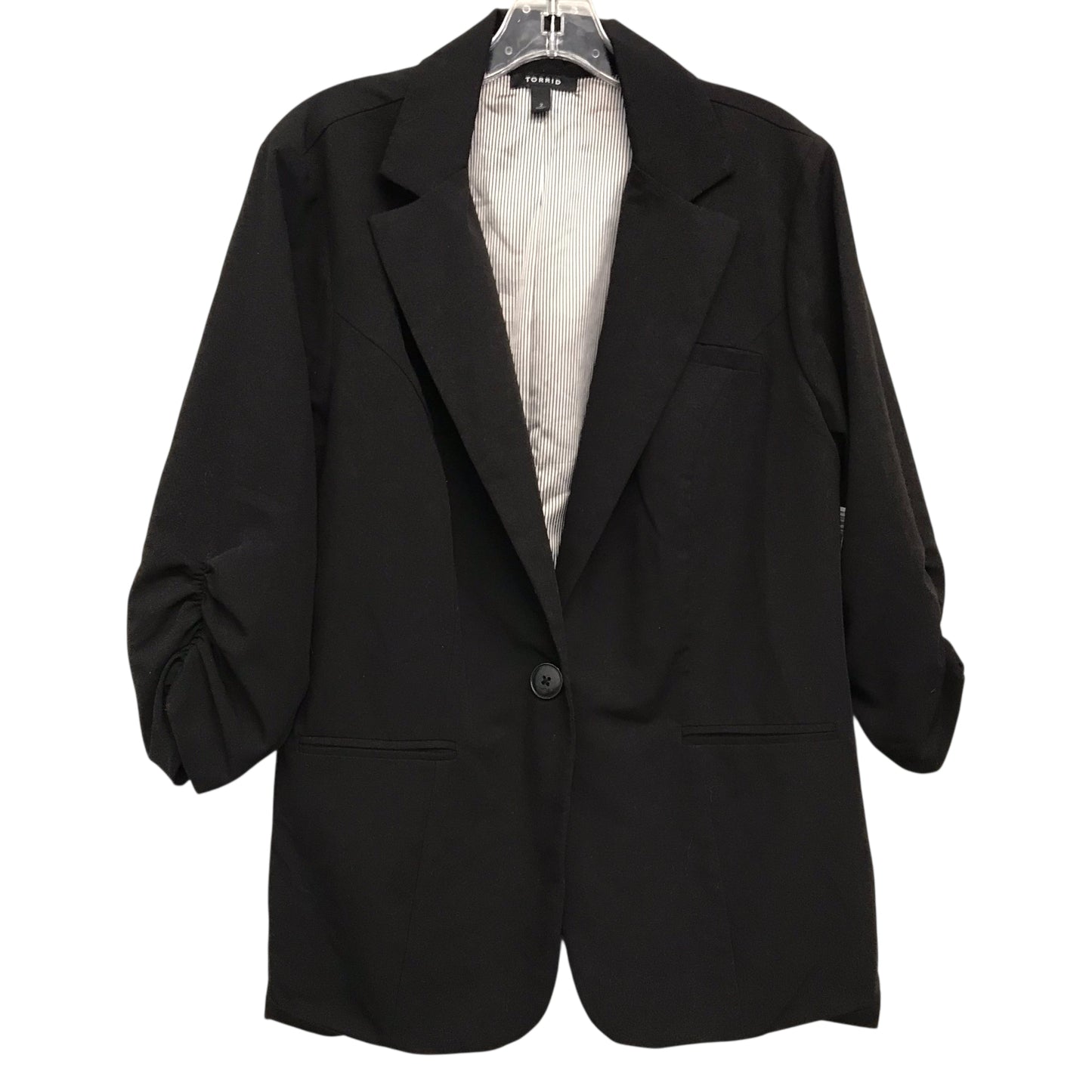 Blazer By Torrid In Black, Size:2X