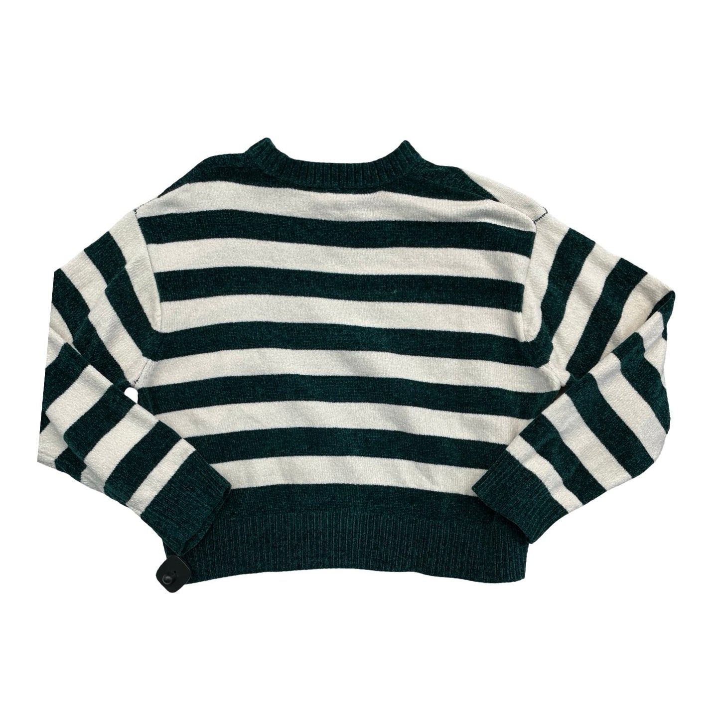 Sweater By Double Zero In Green & White, Size:M