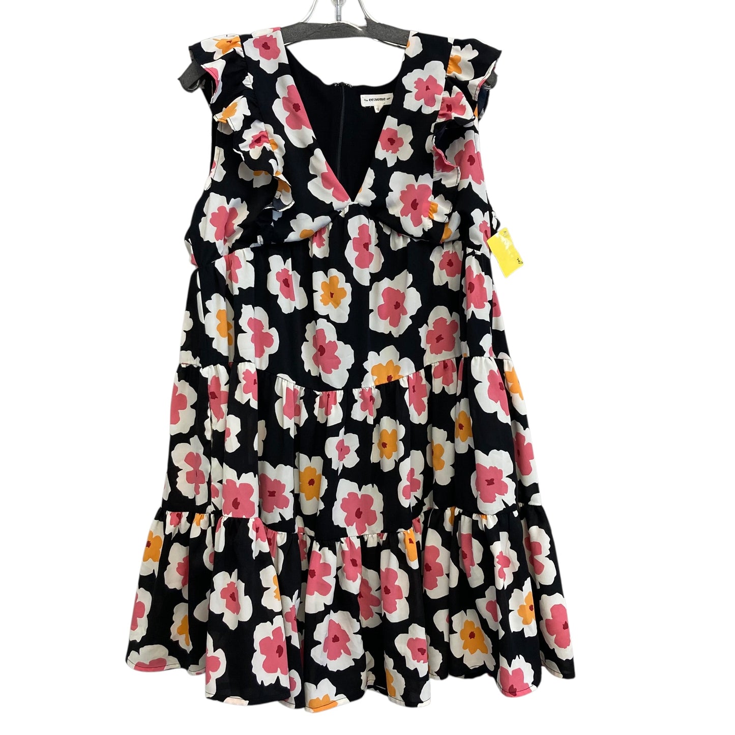 Dress Casual Short By Ee Some In Floral Print, Size:L