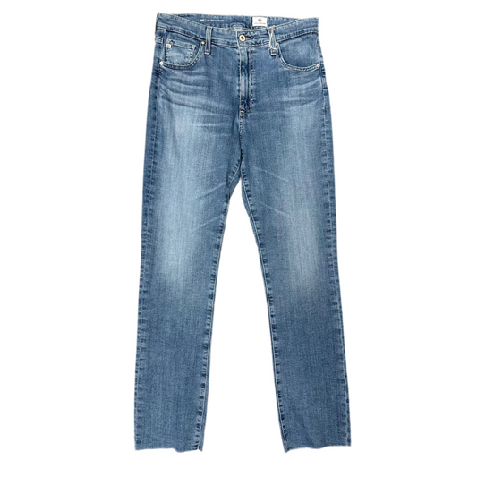 Jeans Straight By Adriano Goldschmied In Blue Denim, Size: 10