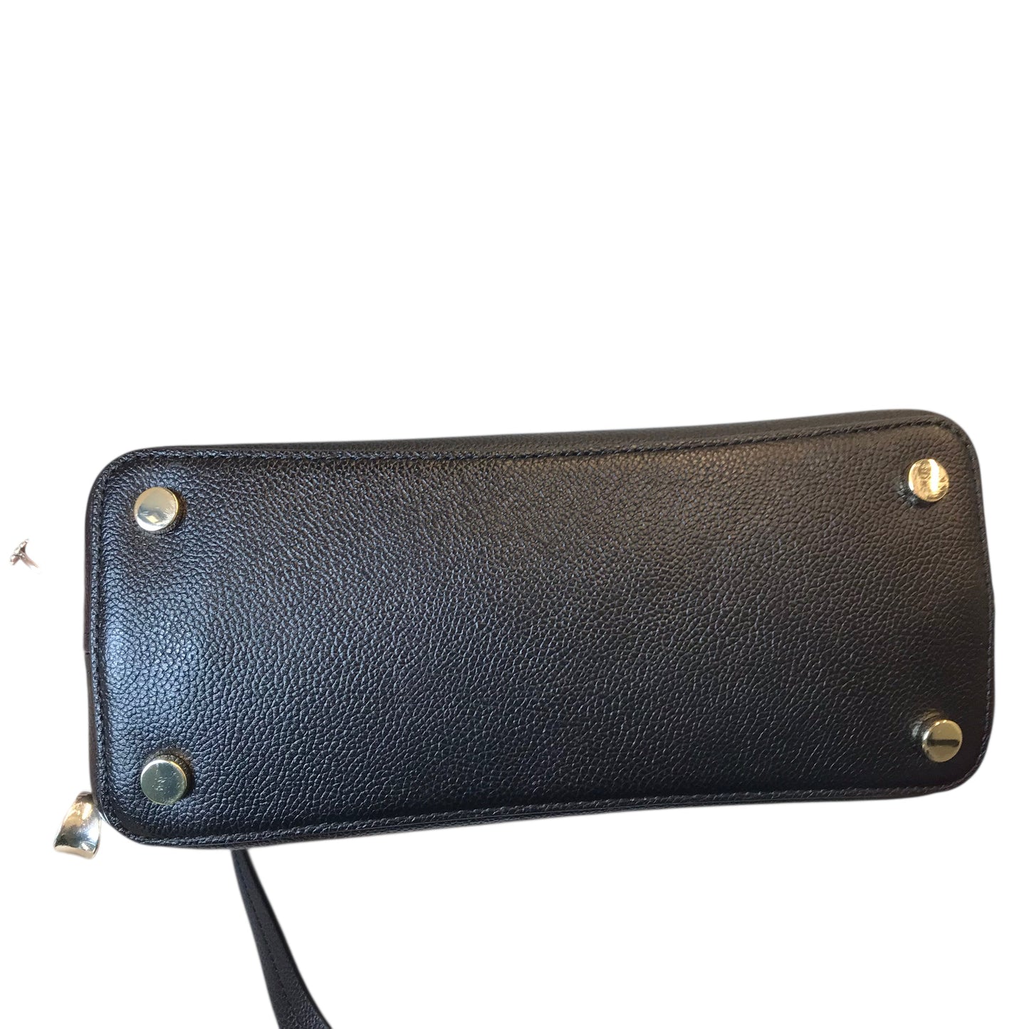 Handbag Designer By Kate Spade In Black & Tan, Size:Medium