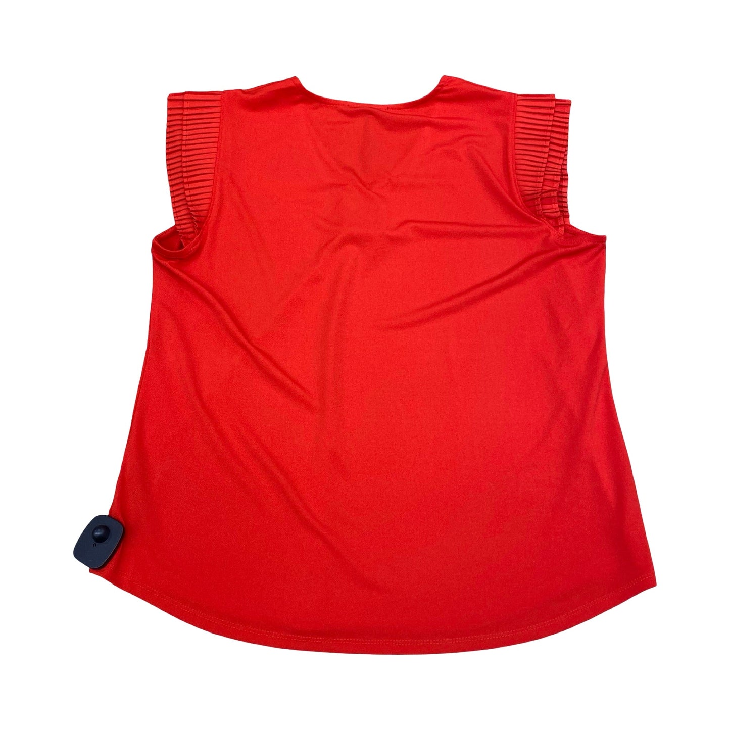 Top Sleeveless By Adrianna Papell In Red, Size:L