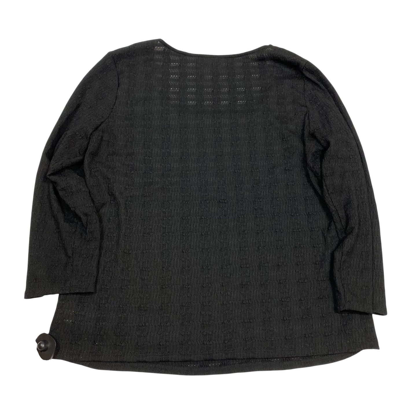 Top Ls By Agb In Black, Size:L