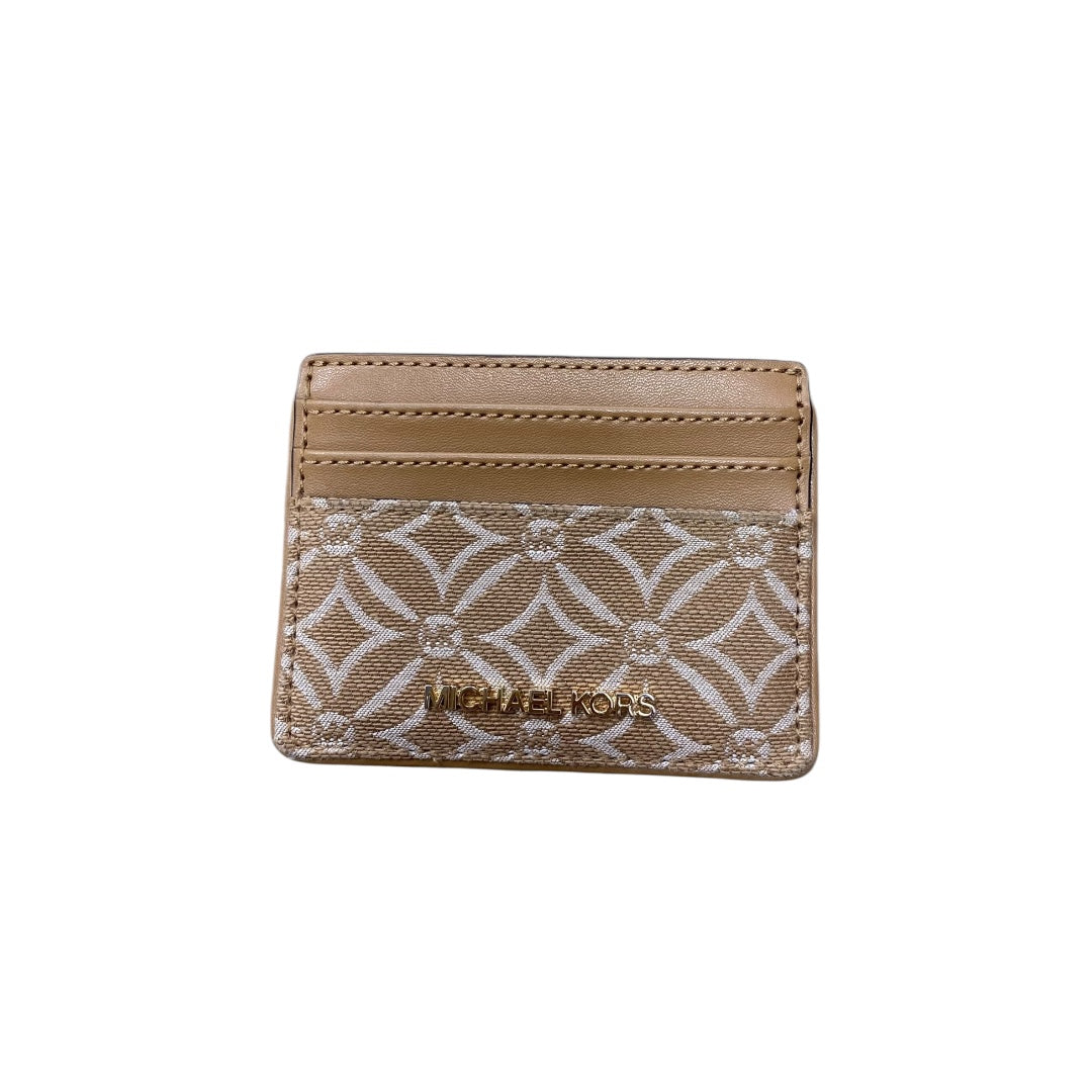 Id/Card Holder Designer By Michael Kors In Brown