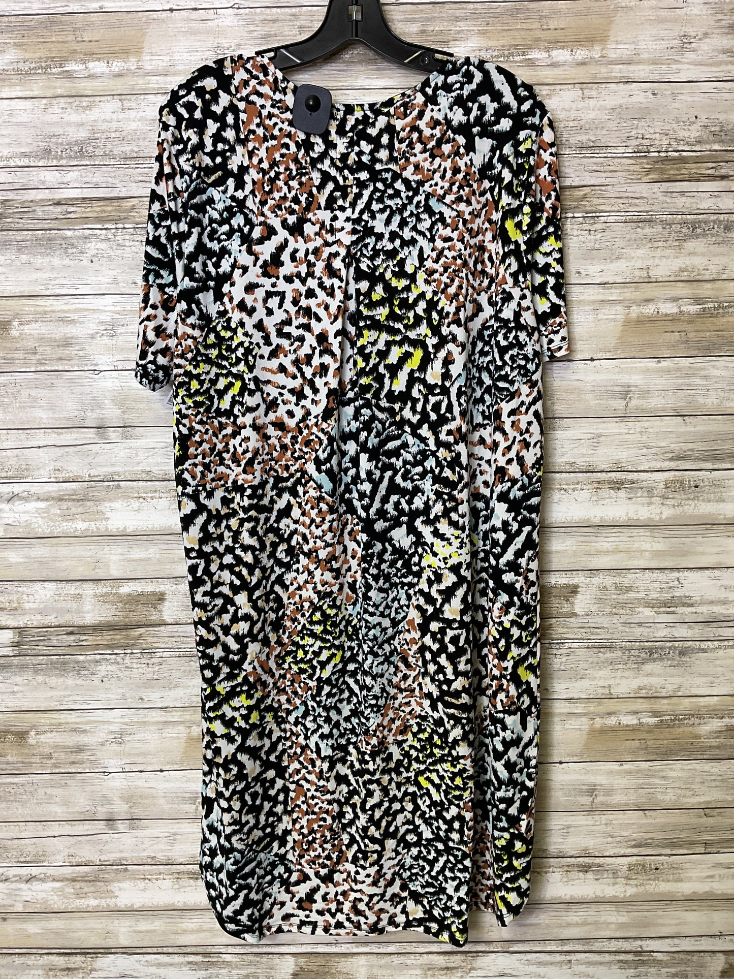 Tunic Ss By Christian Siriano In Black & White, Size:Xxl