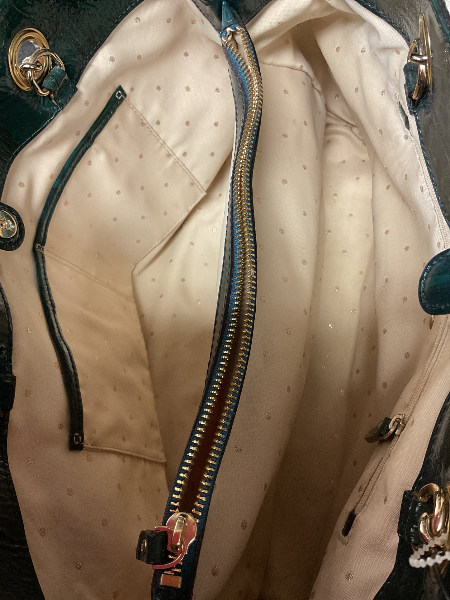 Handbag Designer By Kate Spade In Green, Size:Large