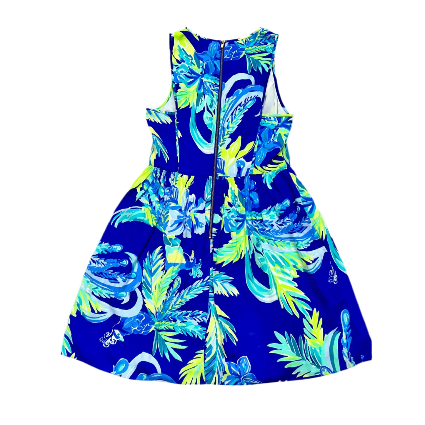 Dress Designer By Lilly Pulitzer In Blue & Green, Size: S
