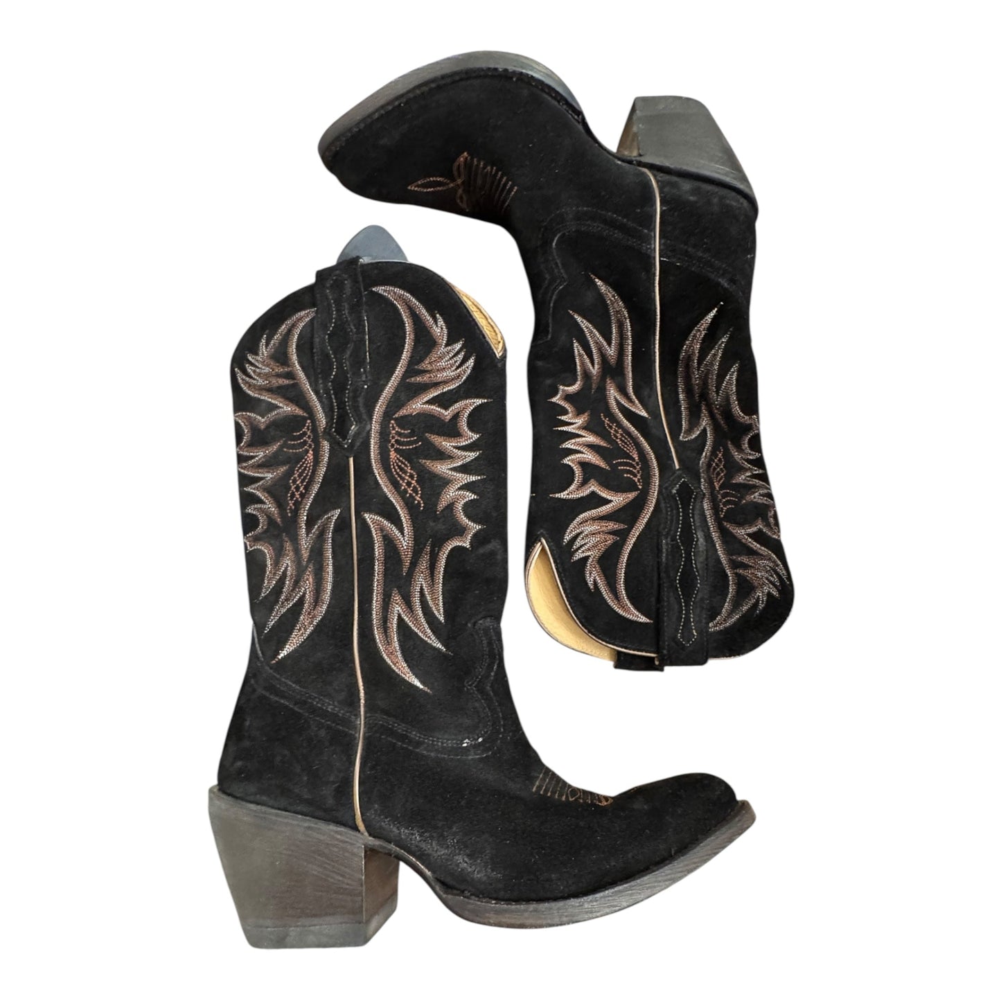 Boots Western By Idyllwind In Black & Brown, Size:8.5