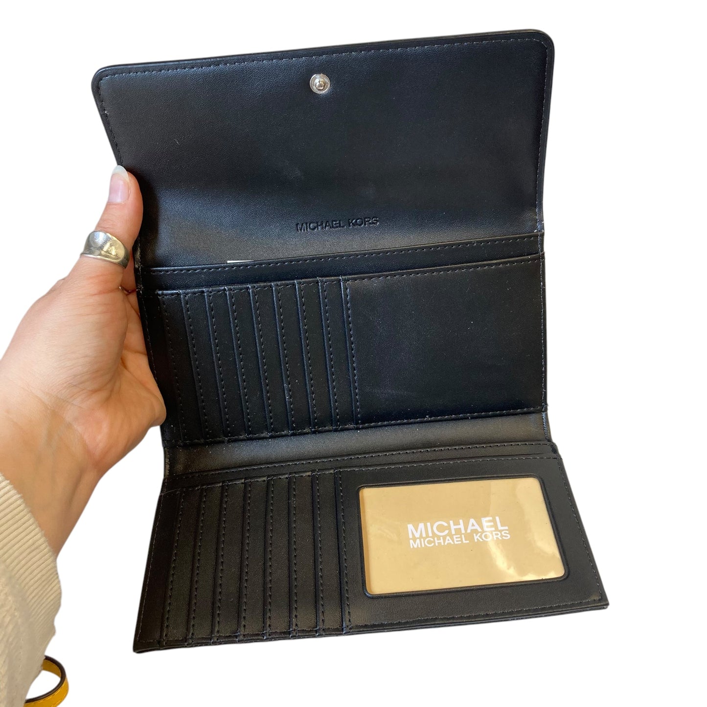 Wallet Designer By Michael Kors In Black, Size:Medium