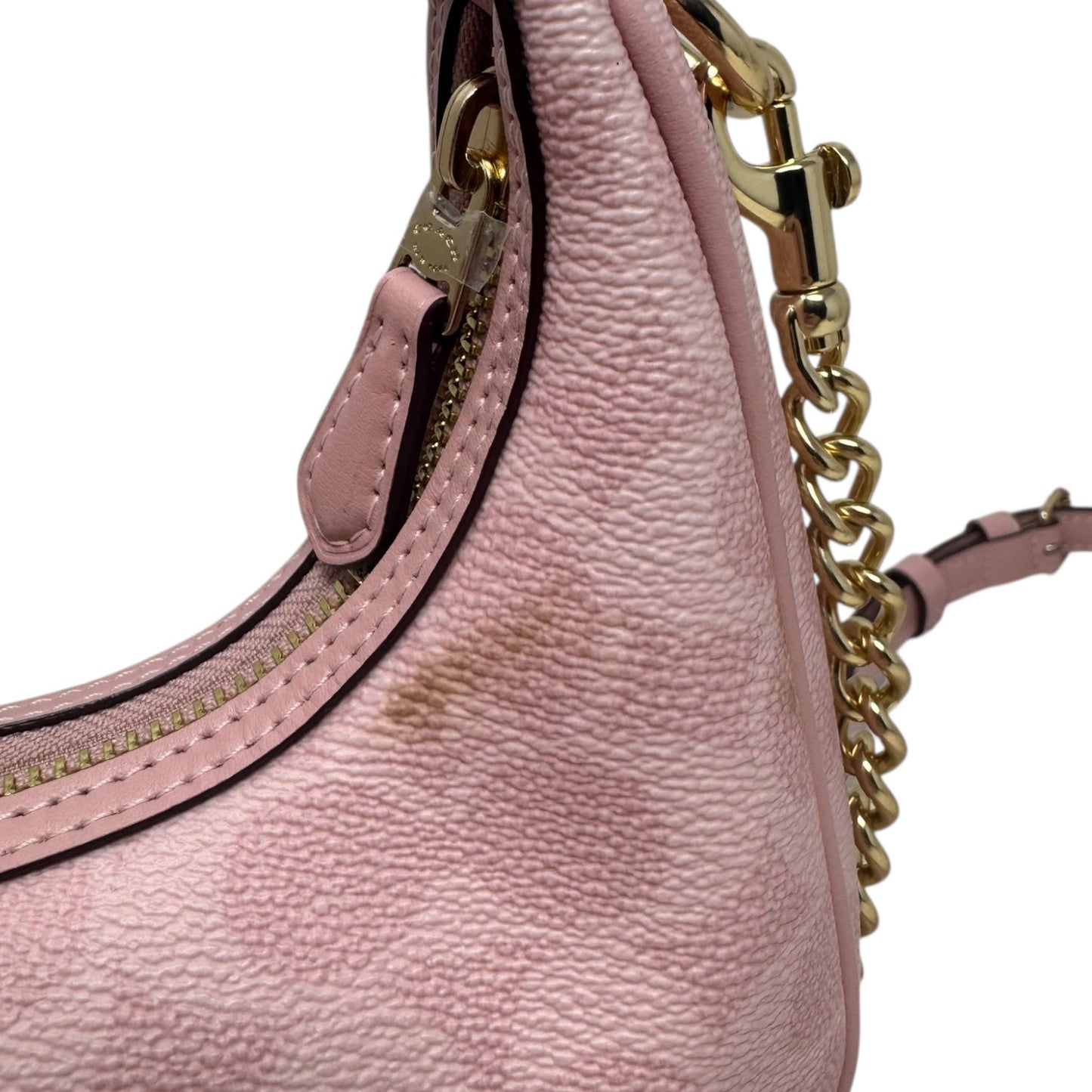 Mini Carmen Crossbody Handbag Leather By Coach, Size: Small AS IS