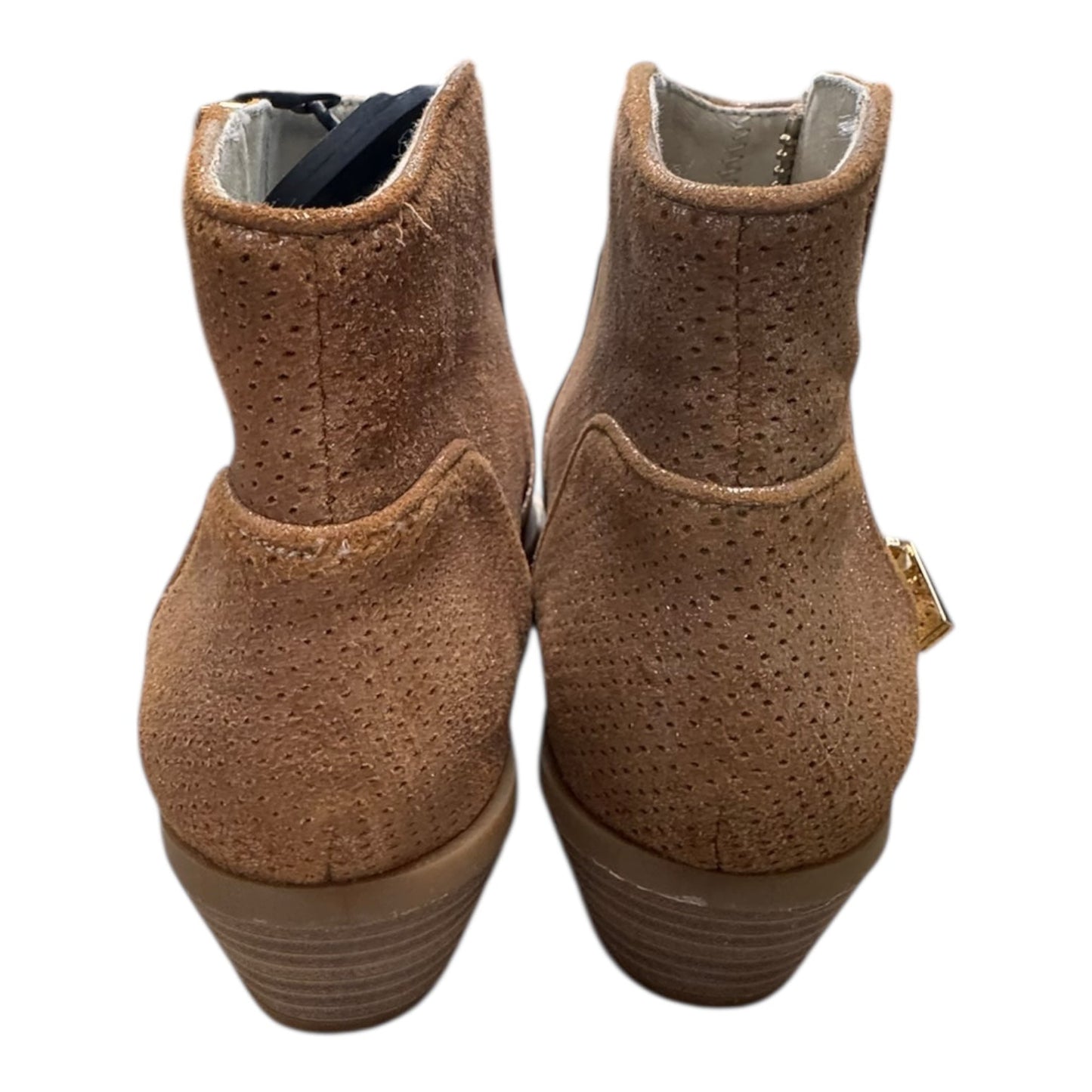 Boots Ankle Heels By Inc In Brown, Size:6.5