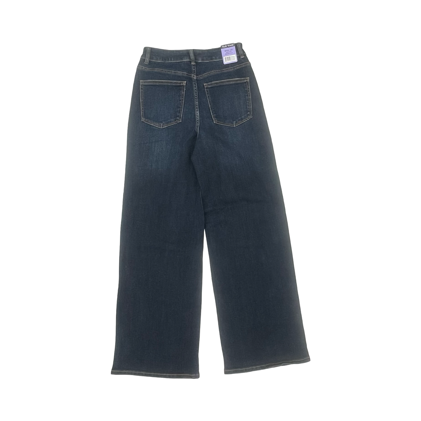 Jeans Wide Leg By Well Worn In Blue Denim, Size:4