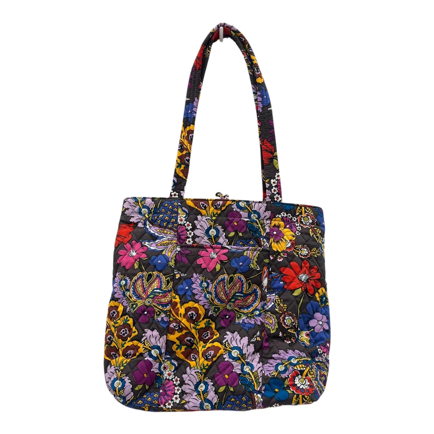 Handbag By Vera Bradley In Floral Print, Size:Medium