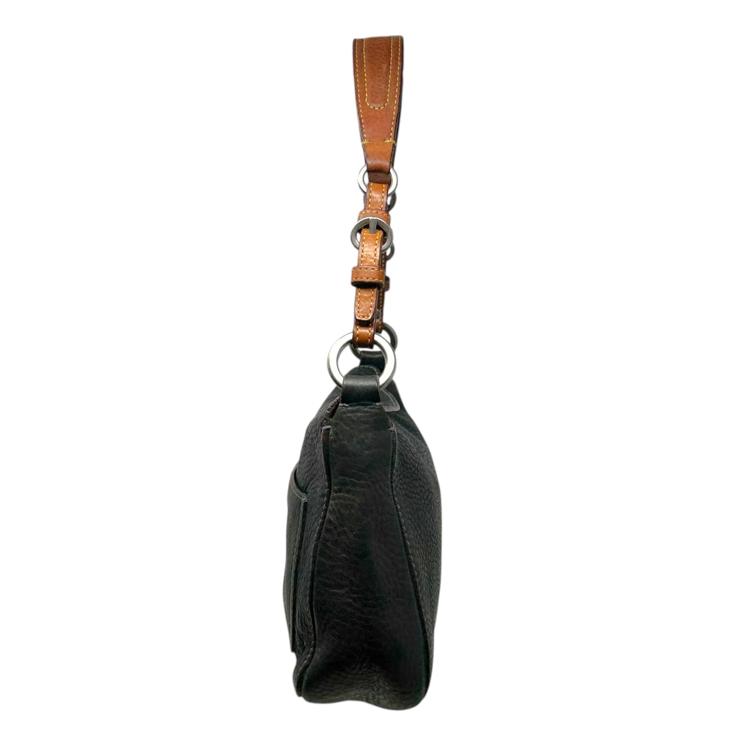 Chelsea Pebbled Leather Turnlock Hobo Designer By Coach, Size: Medium