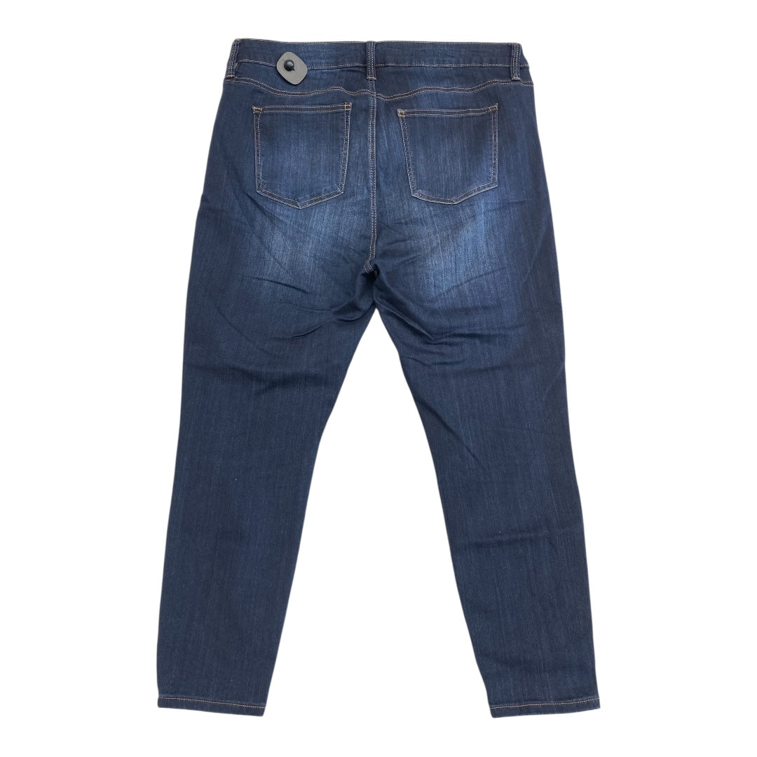 Jeans Skinny By Cmc In Blue Denim, Size:2X