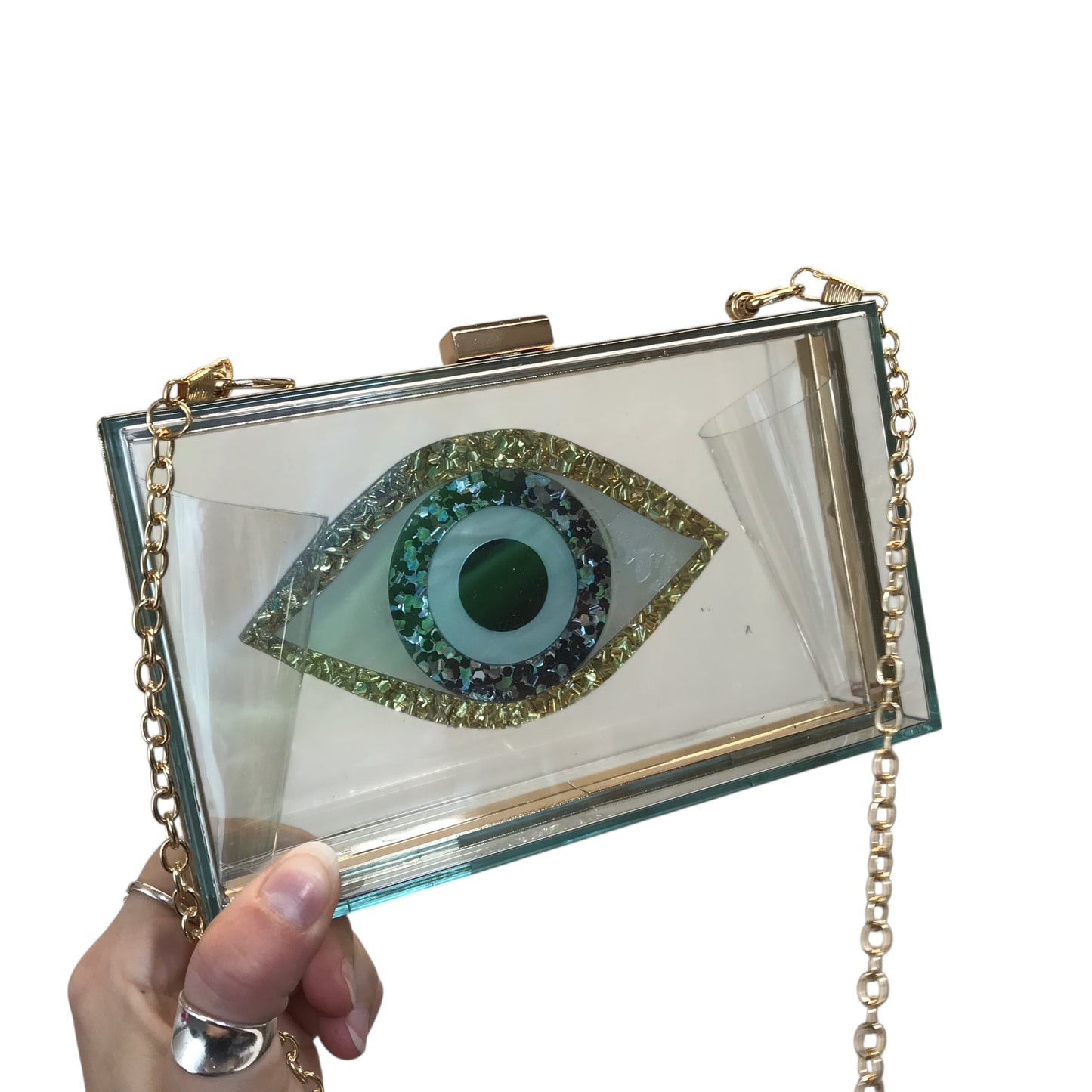 Crossbody In Clear, Size:Small