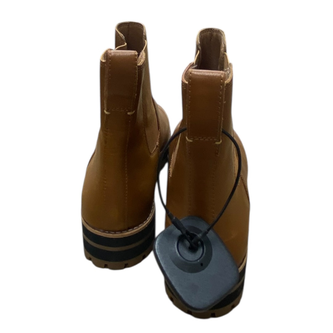 Boots Ankle Flats By Madewell In Brown, Size:9
