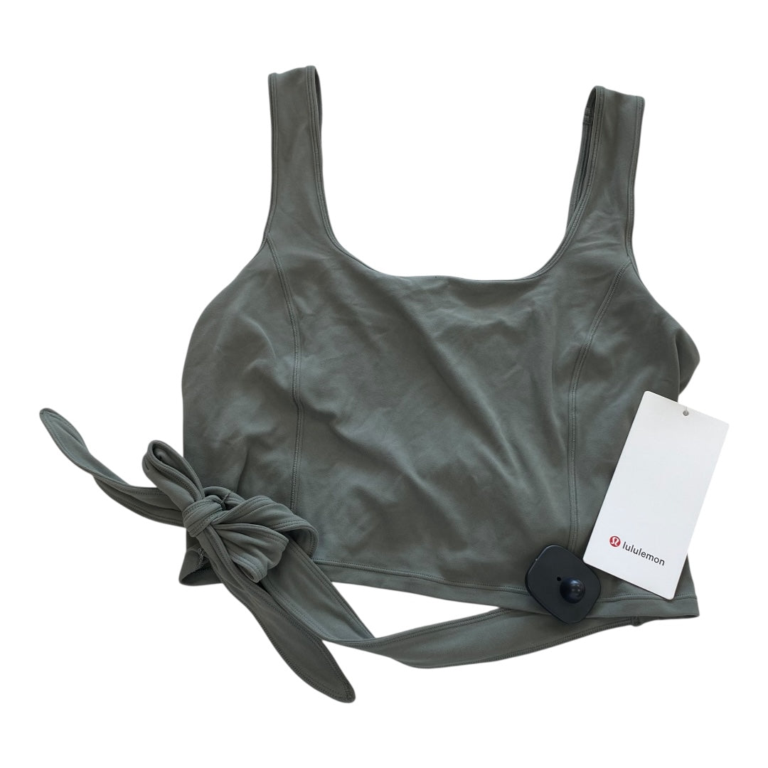 Athletic Tank Top By Lululemon In Grey, Size:8