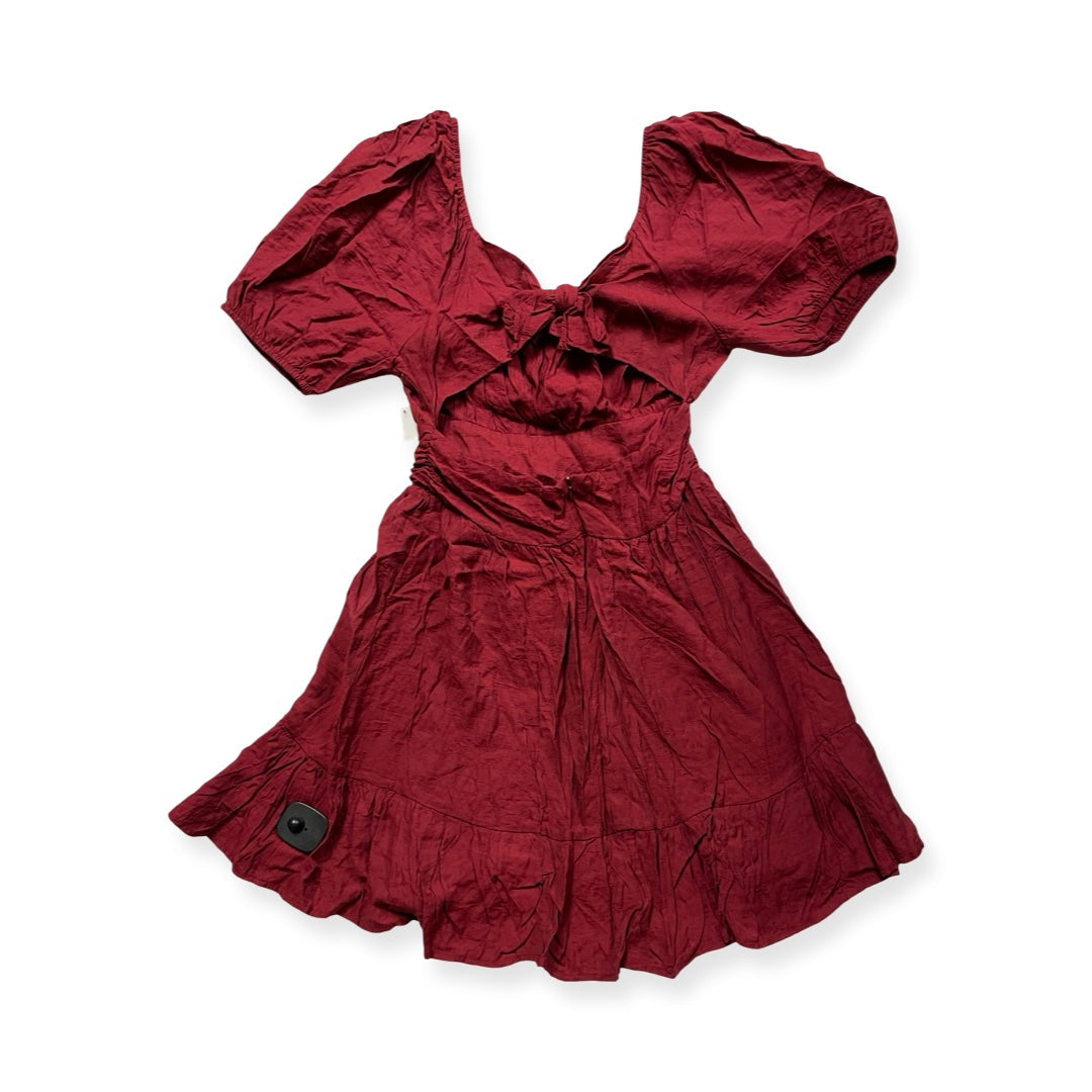 Dress Casual Short By Altard State In Maroon, Size:M