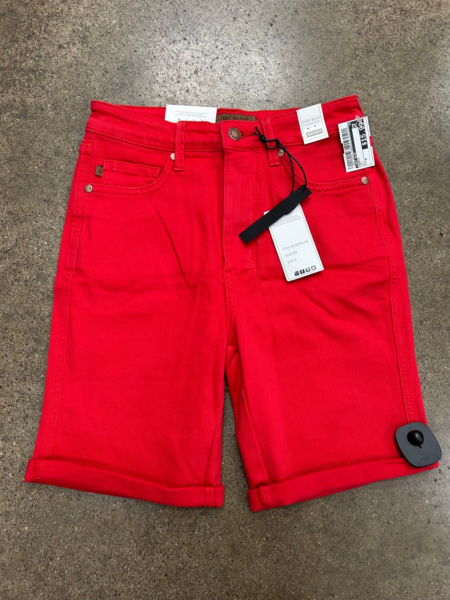 Shorts By Judy Blue In Red, Size:M