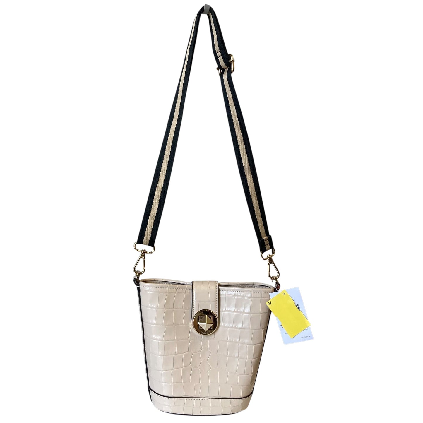 Crossbody Designer By Kate Spade In Beige, Size:Small