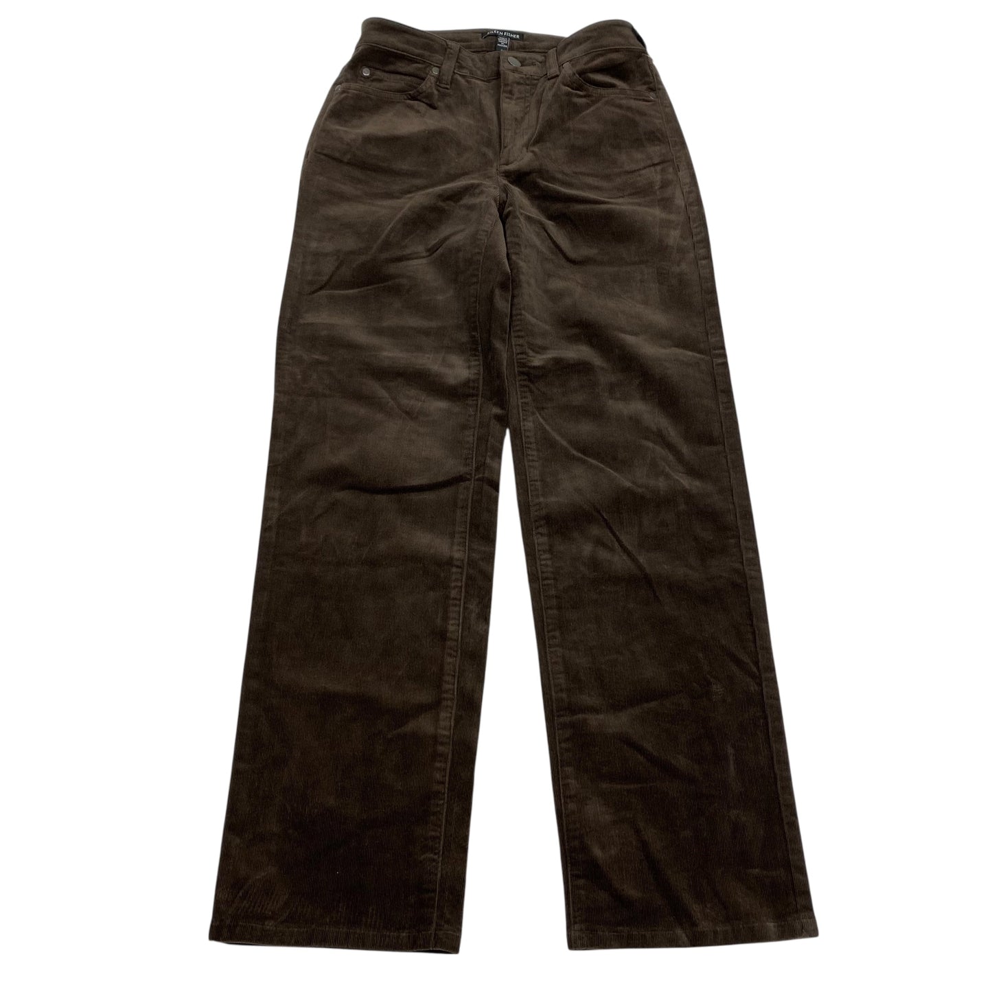 Pants Corduroy By Eileen Fisher In Brown, Size:0