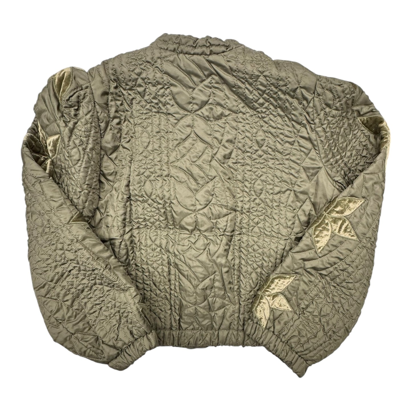 Jacket Puffer & Quilted By Free People In Green, Size:M