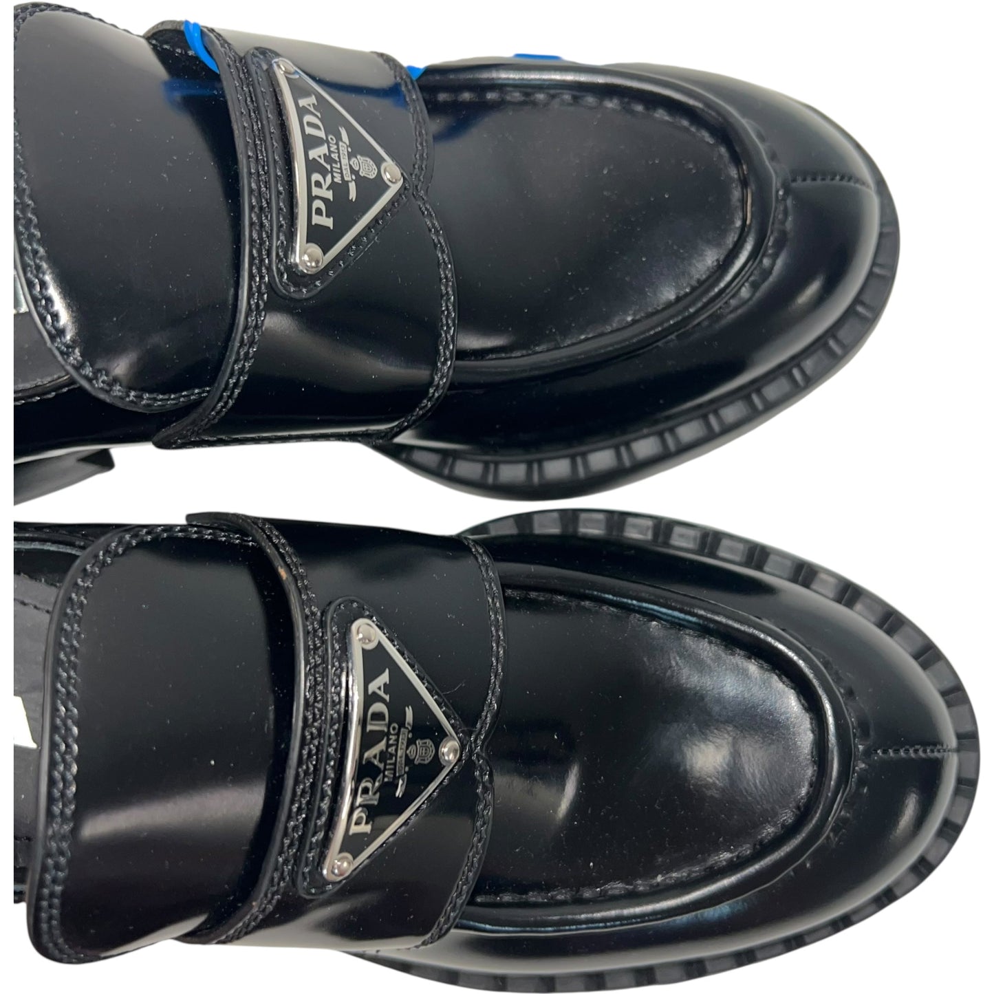 Shoes Luxury Designer By Prada In Black, Size: 6