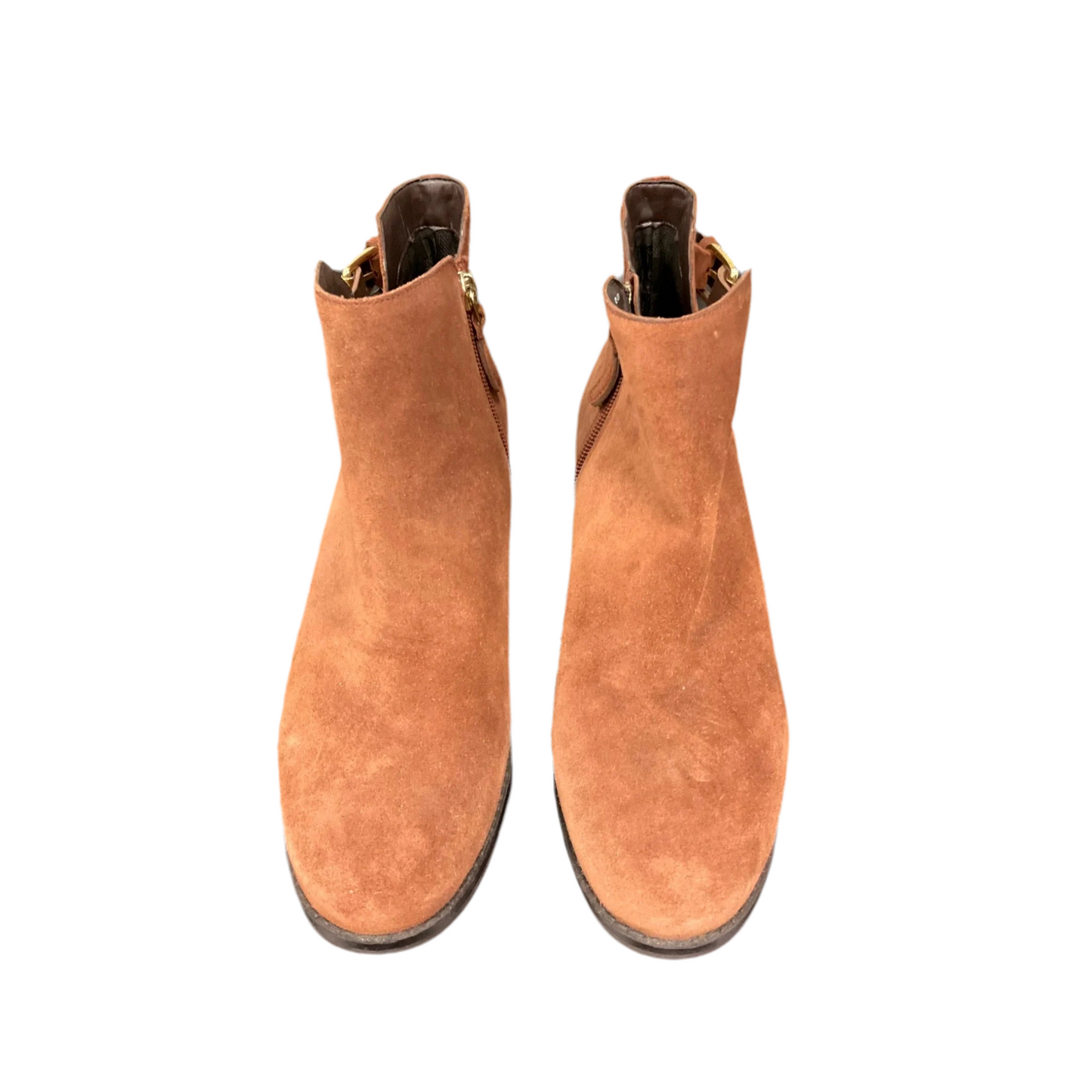 Boots Ankle Heels By Cole-haan In Brown, Size: 8