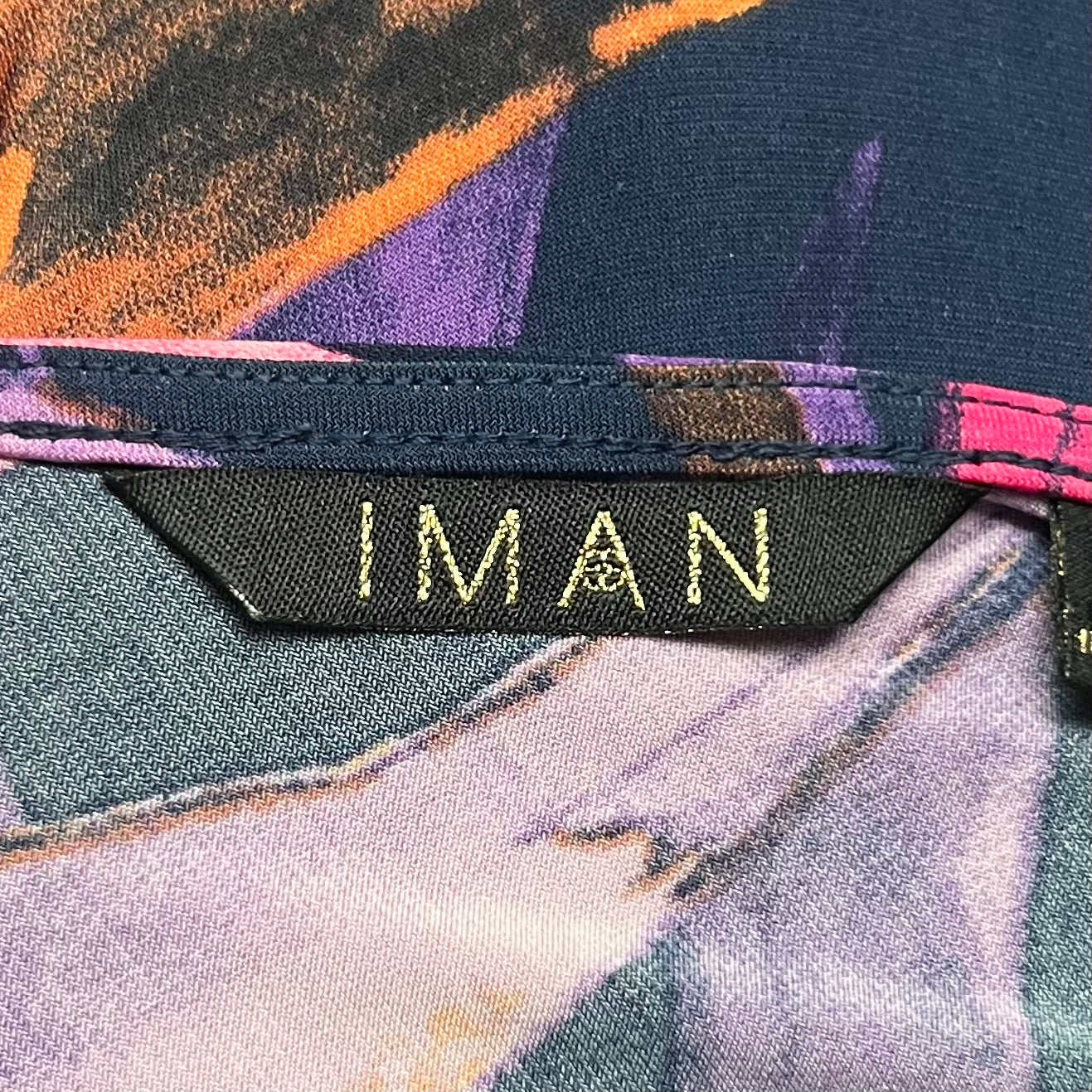 Dress Casual Maxi By Iman Hsn In Orange & Purple, Size: 1x