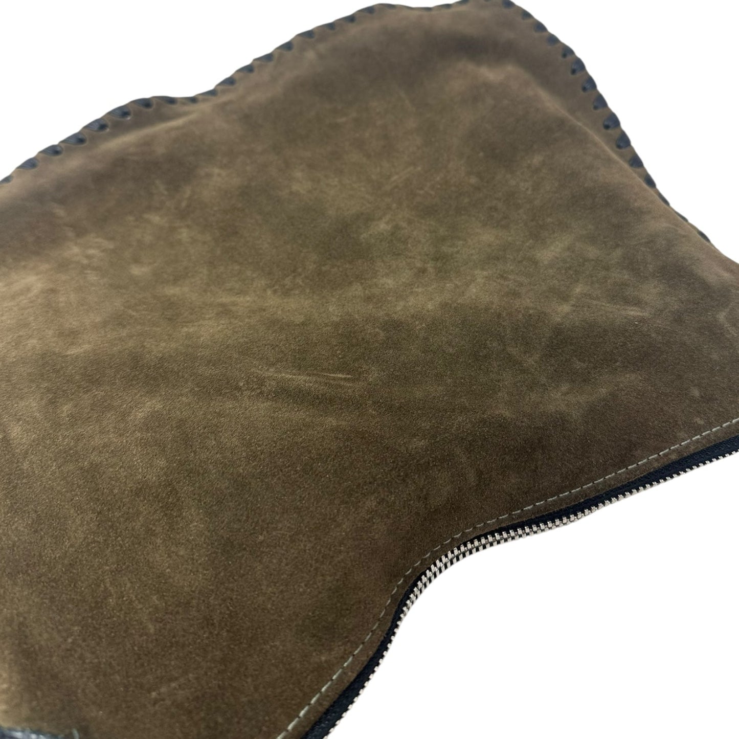 Lacey Suede Handbag Leather By Laggo, Size: Medium