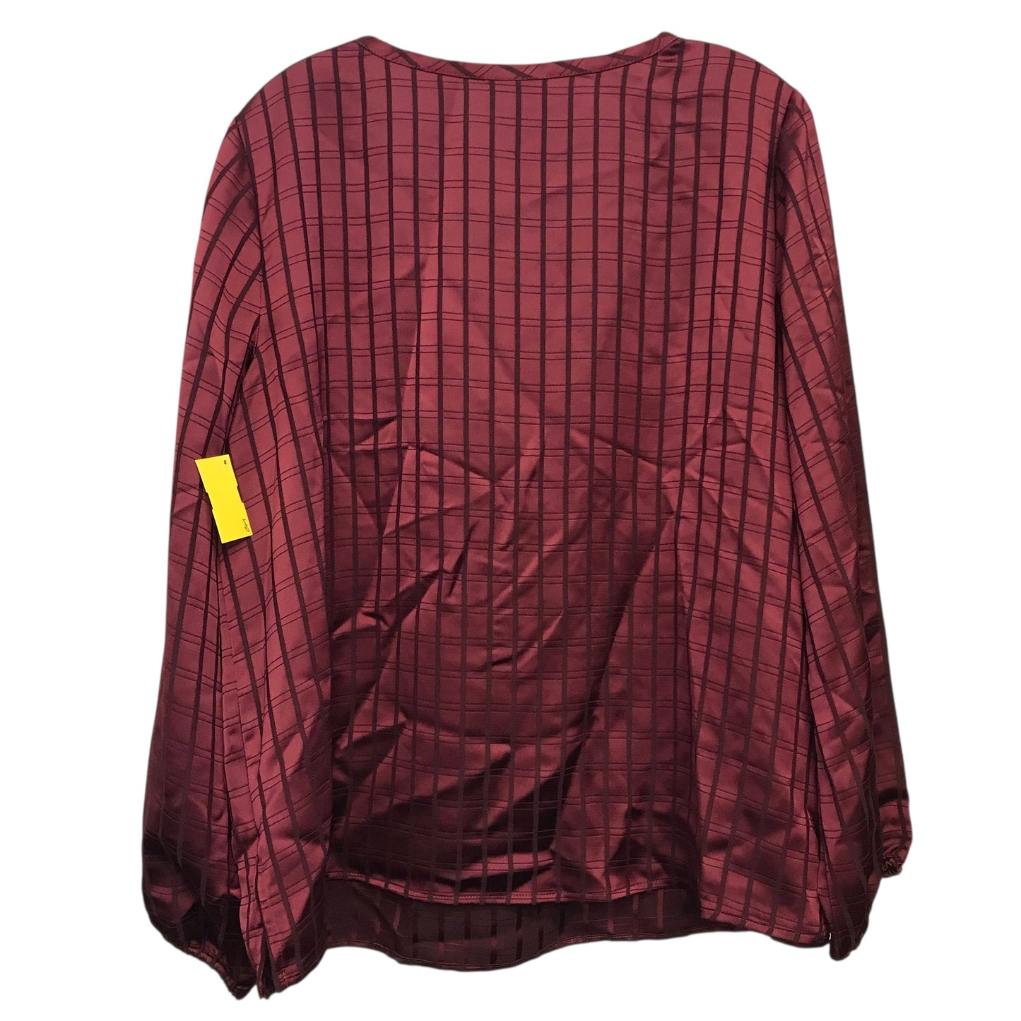 Top Ls By Liz Claiborne In Red, Size:L