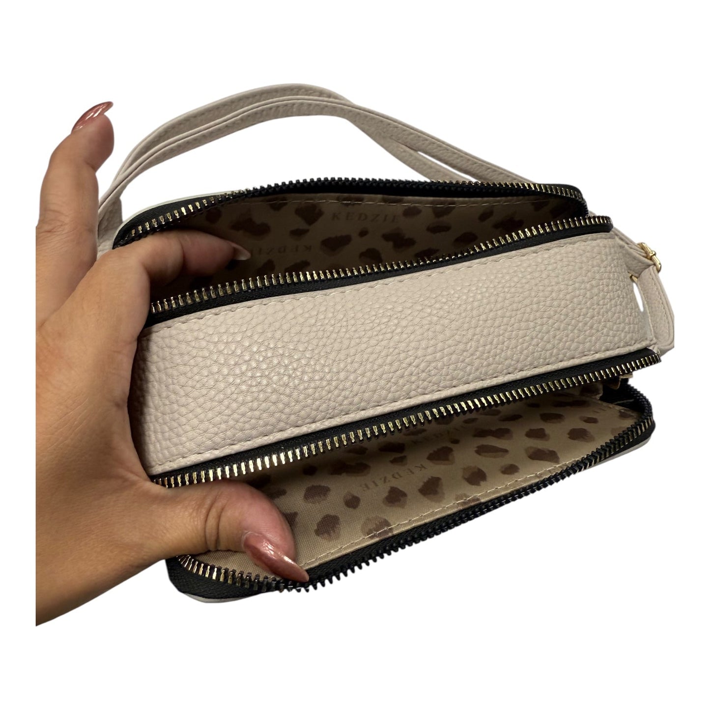 Crossbody By Kedzie In Cream, Size:Small