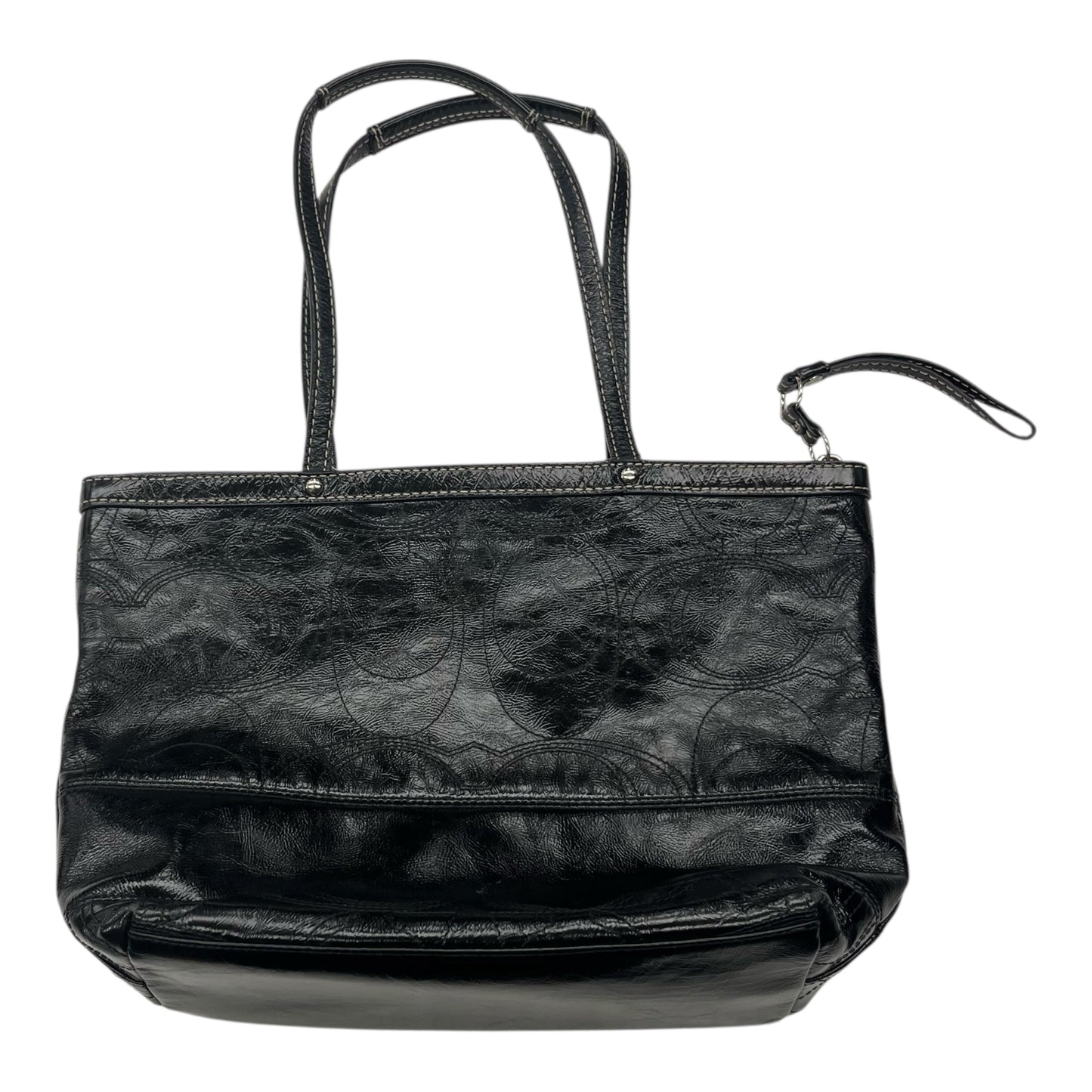 Handbag Designer By Coach In Black, Size:Medium