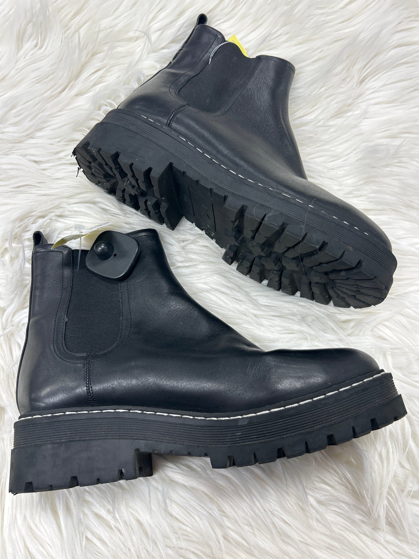 Boots Ankle Heels By Marc Fisher In Black, Size:9.5