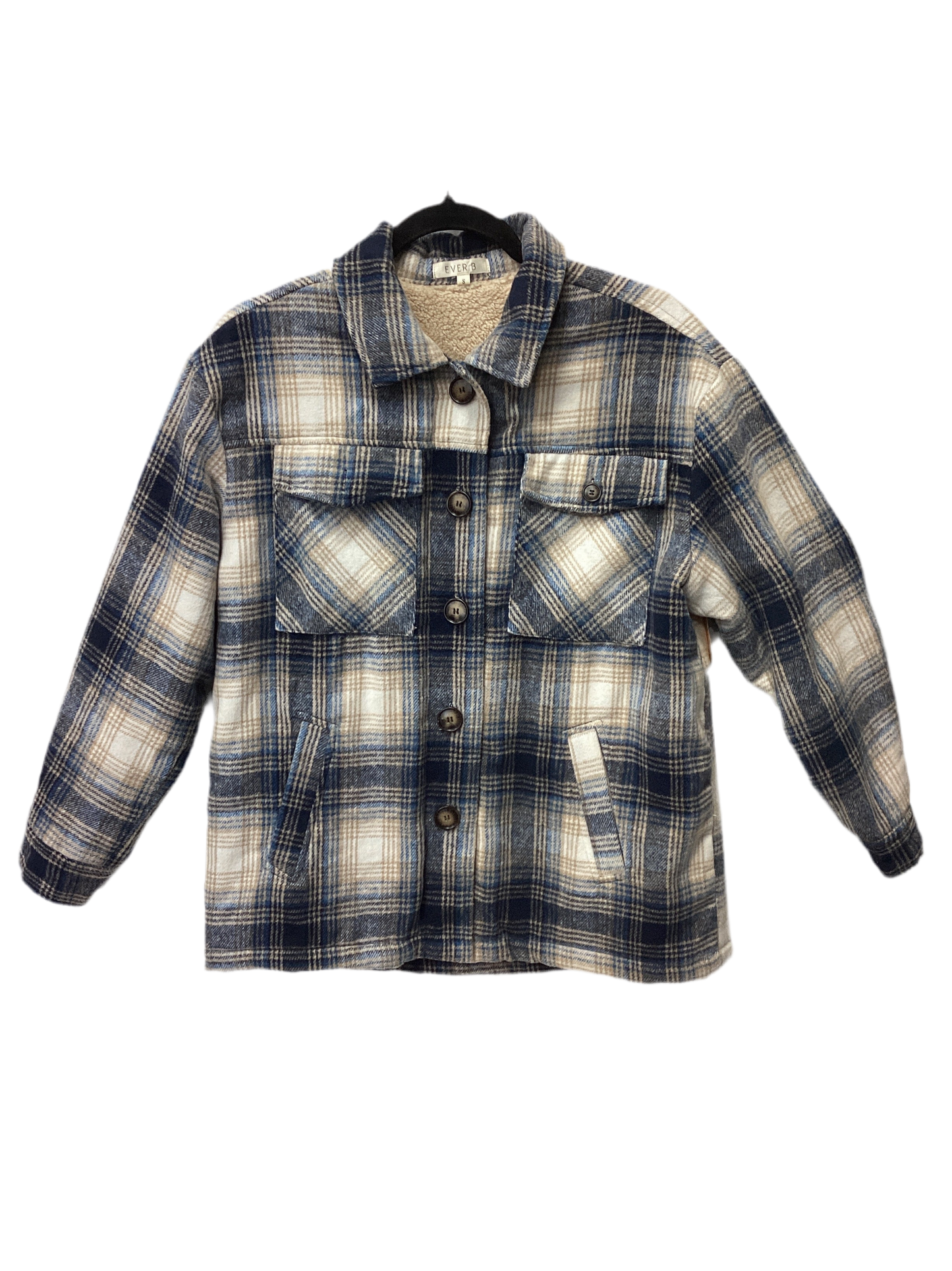 Jacket Fleece By Cmc In Plaid Pattern, Size:S