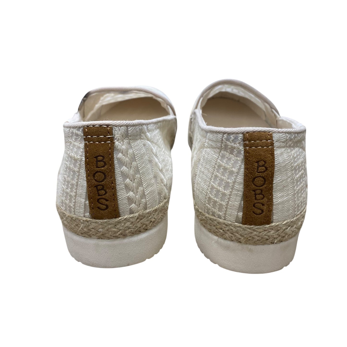 Shoes Flats By Bobs In White, Size:9