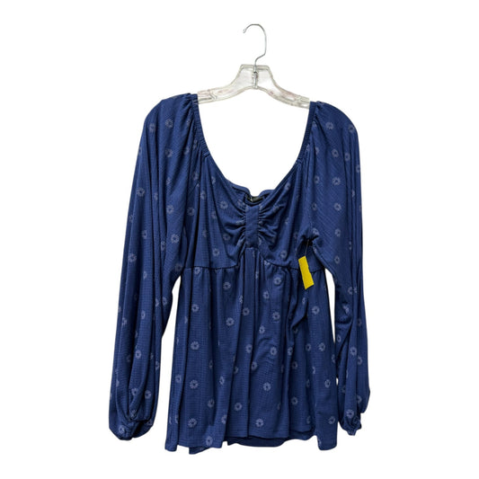 Top Ls By Torrid In Blue, Size:2X