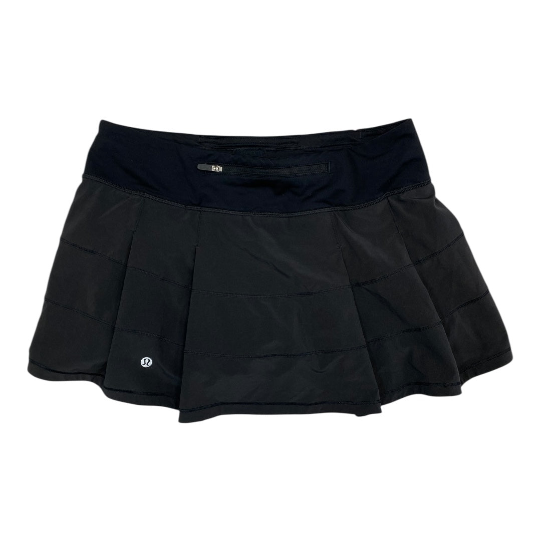 Athletic Skort By Lululemon In Black, Size:6
