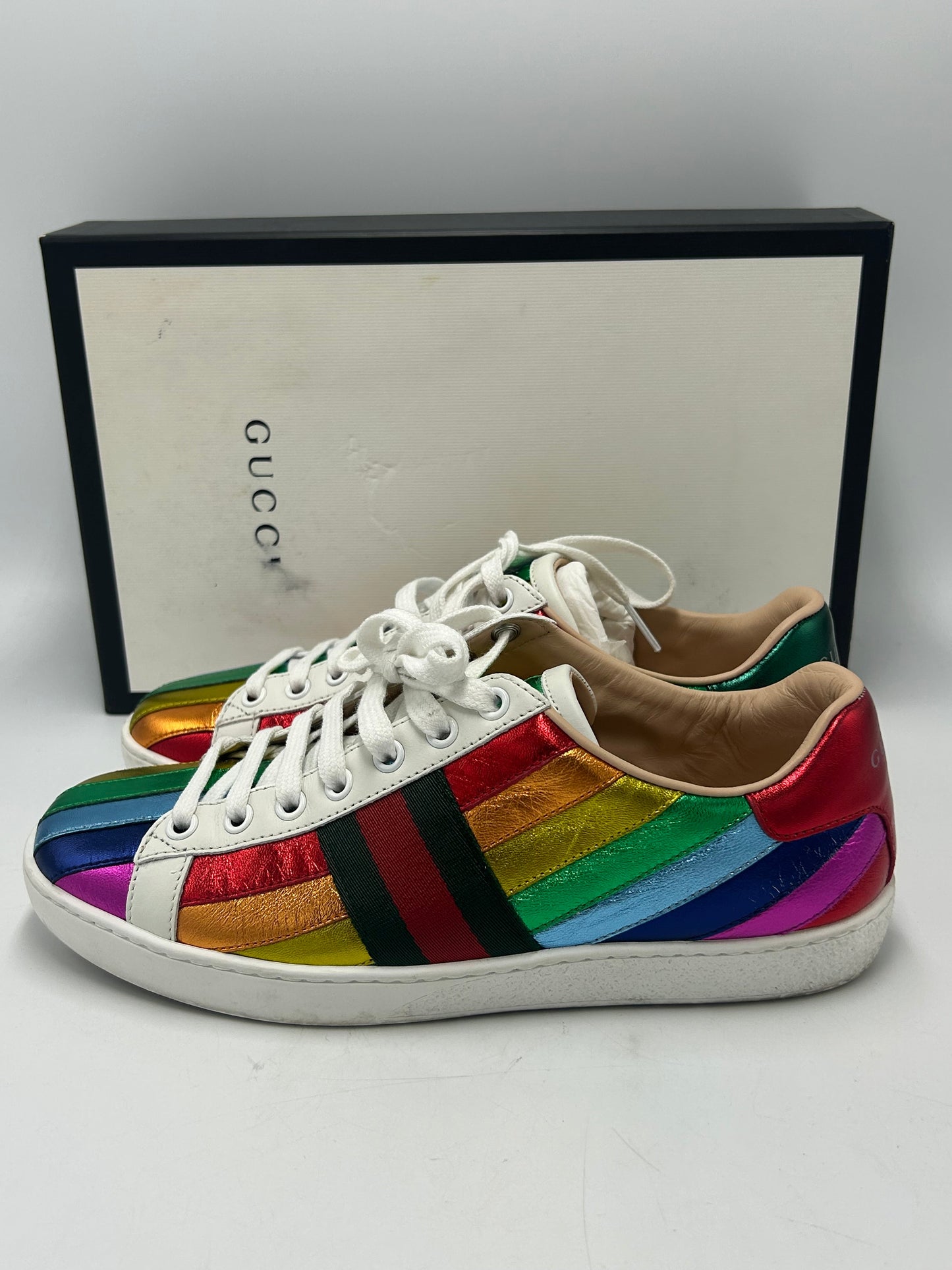 Gucci Designer Luxury Trainers Size: 7 (37)