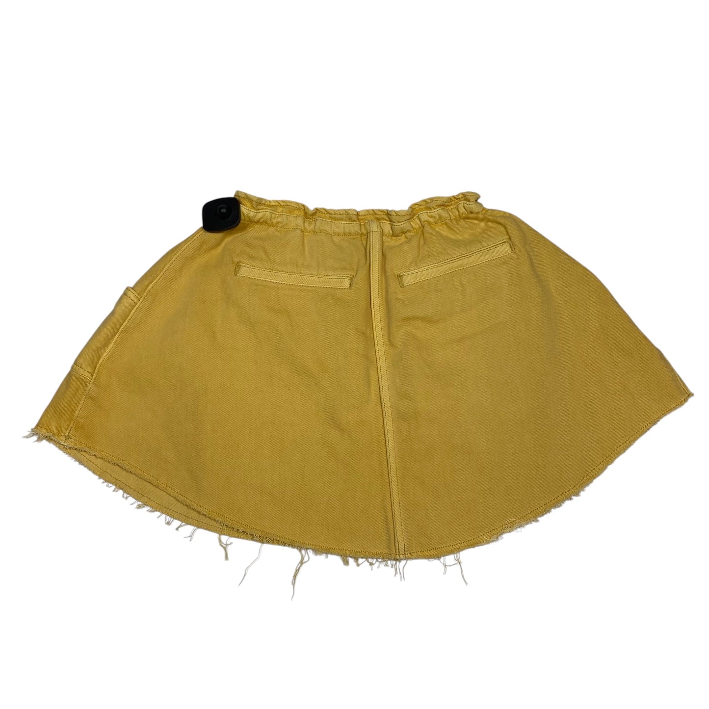 Skirt Mini & Short By Pilcro In Yellow Denim, Size:Xs