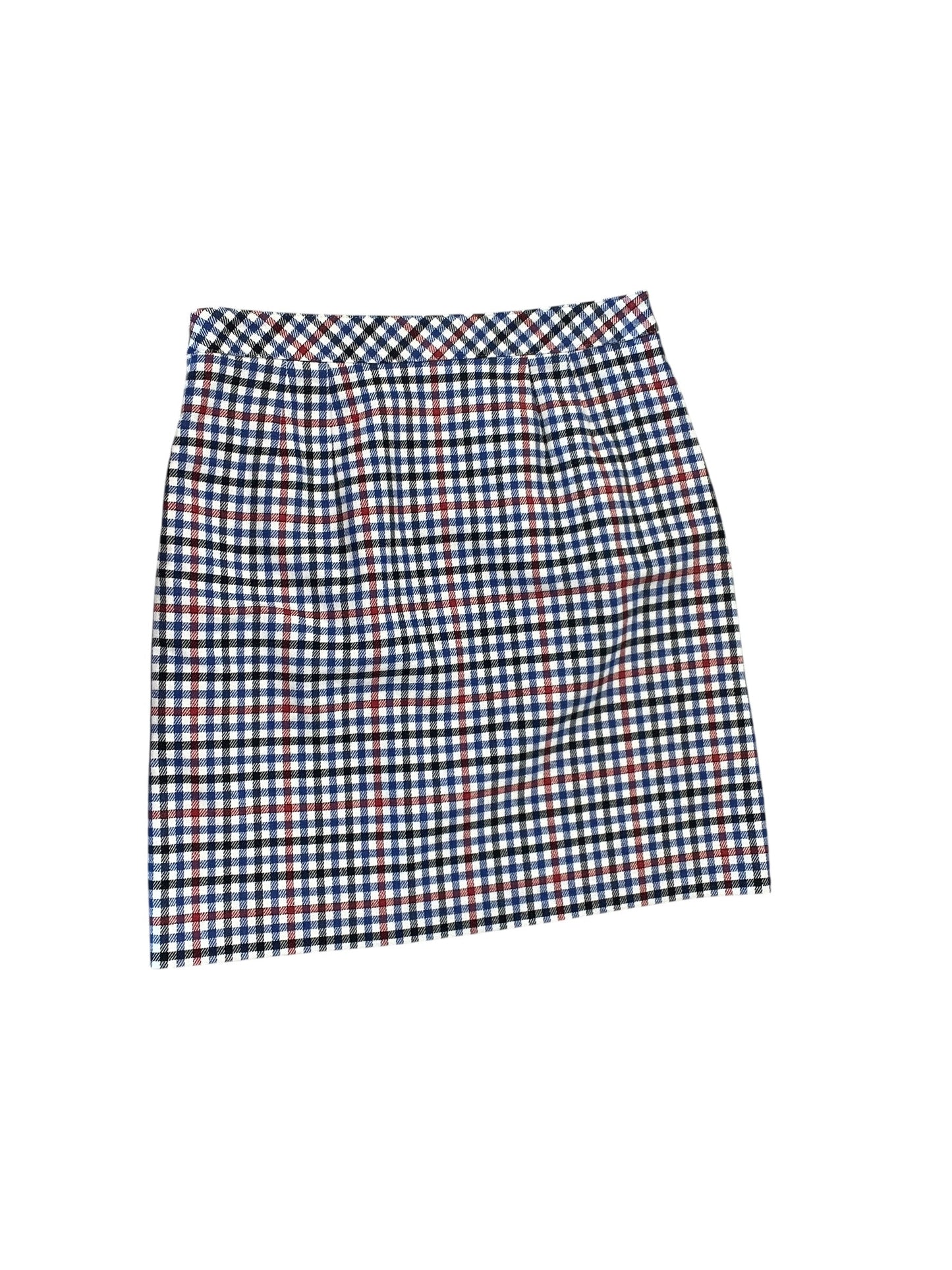 Skirt Mini & Short By Talbots In Blue Red & White, Size:Sp