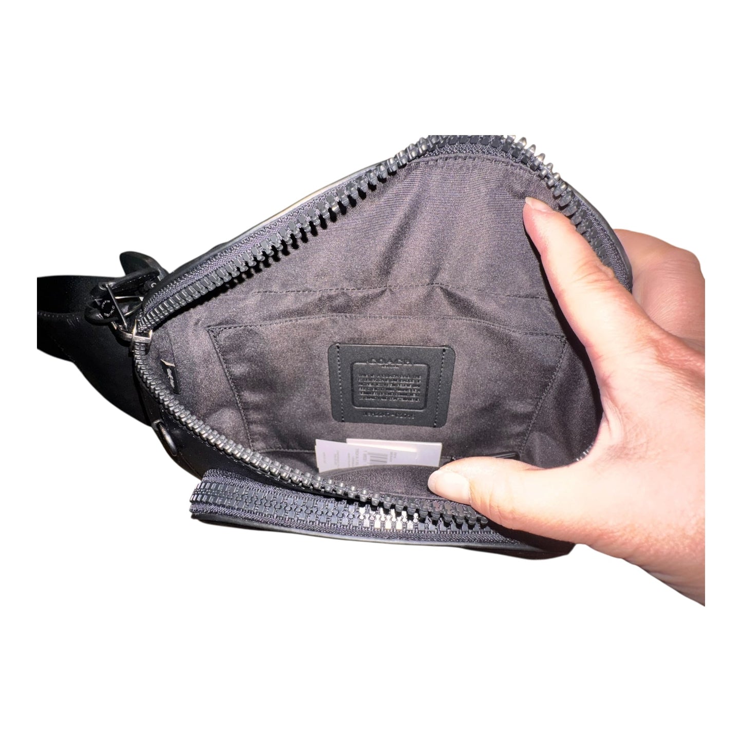 Belt Bag Designer By Coach In Black, Size:Large