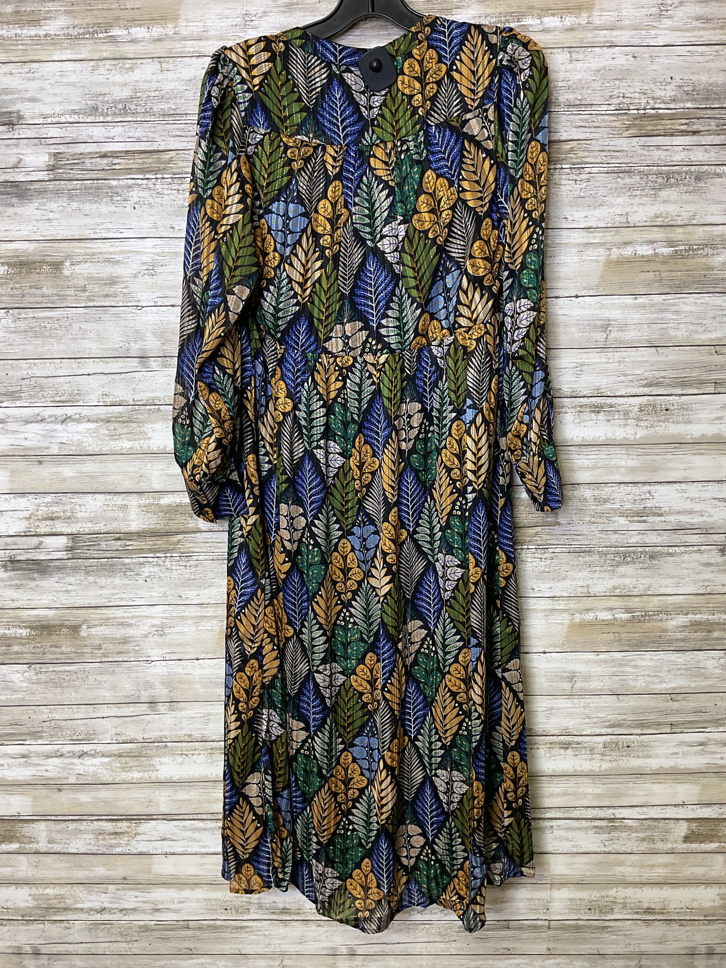 Dress Casual Maxi By Molly Bracken In Blue & Orange, Size:Xs