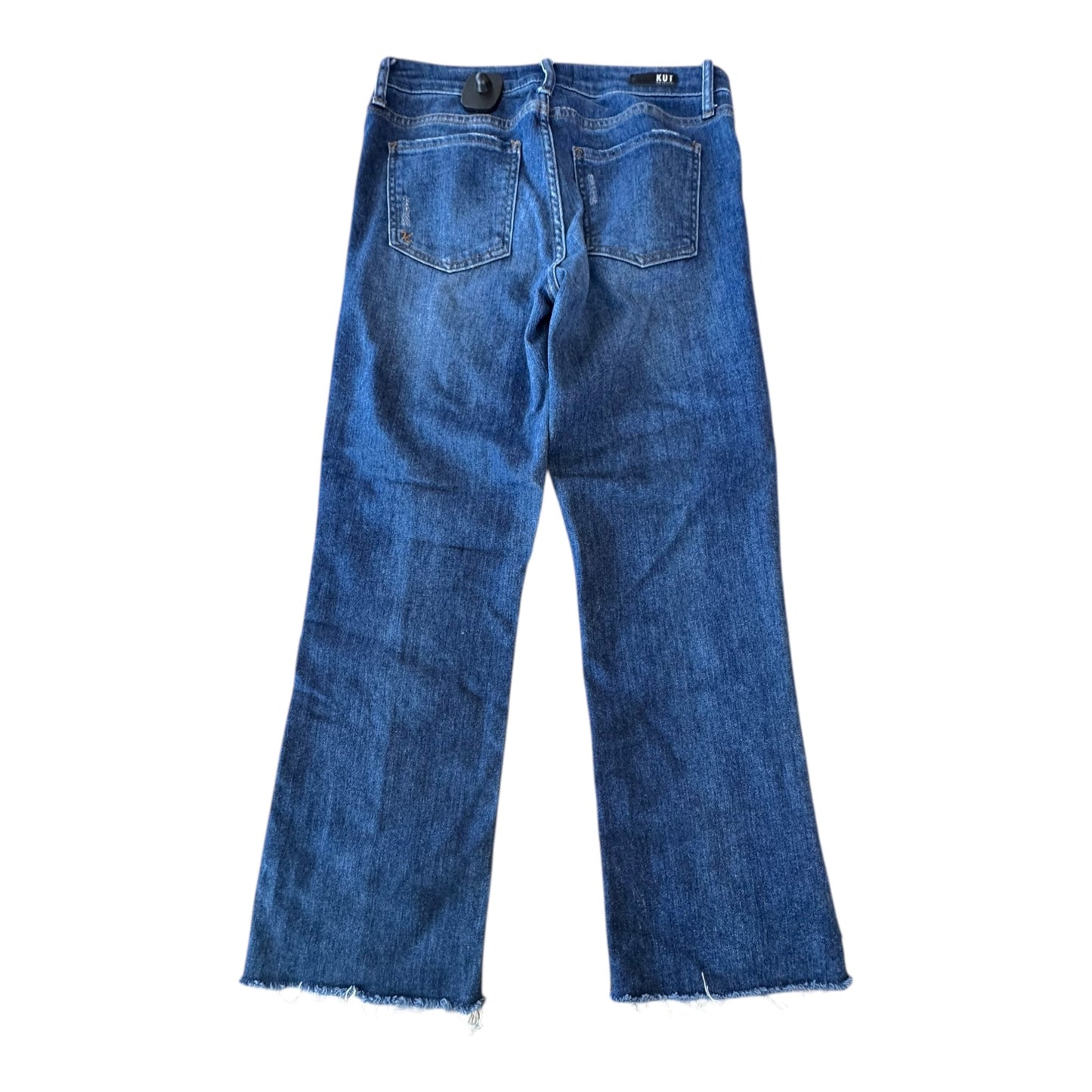 Jeans Flared By Kut In Blue Denim, Size:2