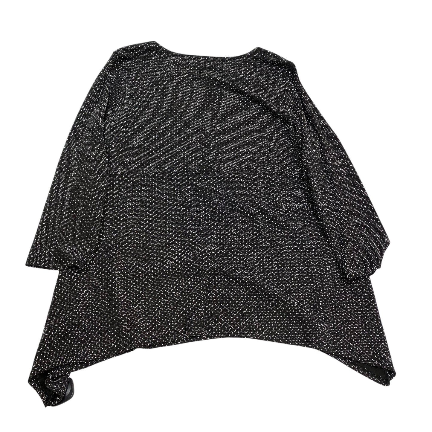 Top Ls By Ruby Rd In Black & Silver, Size:L